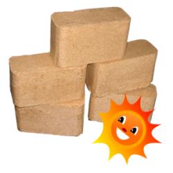 Briquette de bois compressé