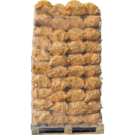 Palette de 80 filets de 25dm3 de bois d'allumage