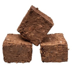 Briquette de bois densifié de nuit