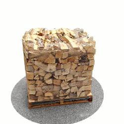 Bois de chauffage 25 cm - 1,2 m3 - 2 stères - vue 3D 45°
