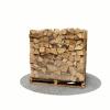 Bois de chauffage 25 cm - 1,2 m3 - 2 stères - vue 3D 225°
