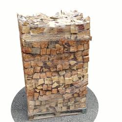 Bois de chauffage sec 30 cm - 2 m3 - 3 stères - vue 3D 45°