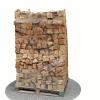 Bois de chauffage sec 30 cm - 2 m3 - 3 stères - vue 3D 45°