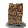 Bois de chauffage sec 30 cm - 2 m3 - 3 stères - vue 3D 225°