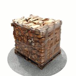 Bois de chauffage 33 cm - 1,2 m3 - 1,7 stères - vue 3D 0°