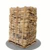 Bois de chauffage sec 40 cm - 2 m3 - 2,7 stères - vue 3D 45°