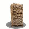 Bois de chauffage sec 40 cm - 2 m3 - 2,7 stères - vue 3D 180°