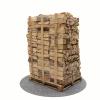 Bois de chauffage sec 40 cm - 2 m3 - 2,7 stères - vue 3D 225°