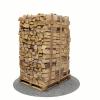 Bois de chauffage sec 40 cm - 2 m3 - 2,7 stères - vue 3D 315°