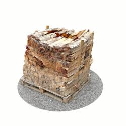 Bois de chauffage 50 cm - 1,2 m3 - 1,5 stères - vue 3D 0°