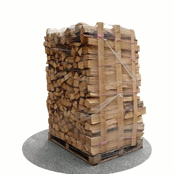Bois de chauffage sec 50 cm - 2 m3 - 2,5 stères - vue 3D 0°