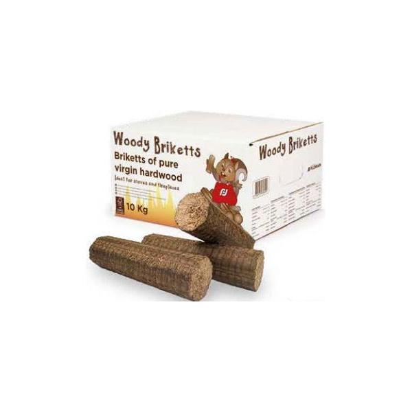 Carton de 10 kg - bûches compressées PREMIUM